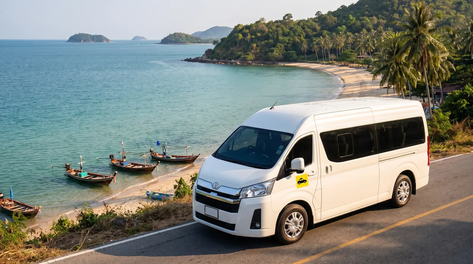 Private taxi from Hua Hin to Bang Saphan along the Prachuap coast
